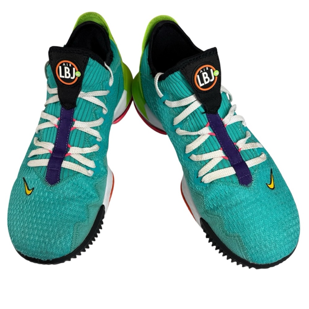 Nike LeBron 16 Low Air LBJ Hyper Jade Basketball Shoes Men’s 11 - Picture 9 of 17